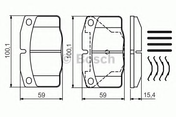 BOSCH 0 986 469 390 Тормозные колодки для OPEL MANTA B CC (Опель Манта б cc) BOSCH 0 986 469 390 Тормозные колодки для OPEL MANTA B CC (Опель Манта б cc)