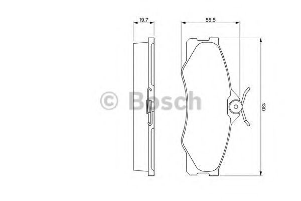 BOSCH 0 986 469 790 Тормозные колодки для VOLKSWAGEN T3 CARAVELLE (Фольксваген Т3 cараvэллэ) BOSCH 0 986 469 790 Тормозные колодки для VOLKSWAGEN T3 CARAVELLE (Фольксваген Т3 cараvэллэ)