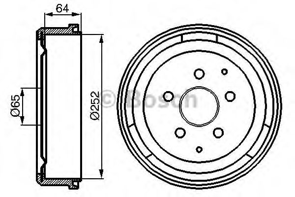 BOSCH 0 986 477 033 Тормозной барабан задний мост для VOLKSWAGEN T3 CARAVELLE (Фольксваген Т3 cараvэллэ) BOSCH 0 986 477 033 Тормозной барабан задний мост для VOLKSWAGEN T3 CARAVELLE (Фольксваген Т3 cараvэллэ)