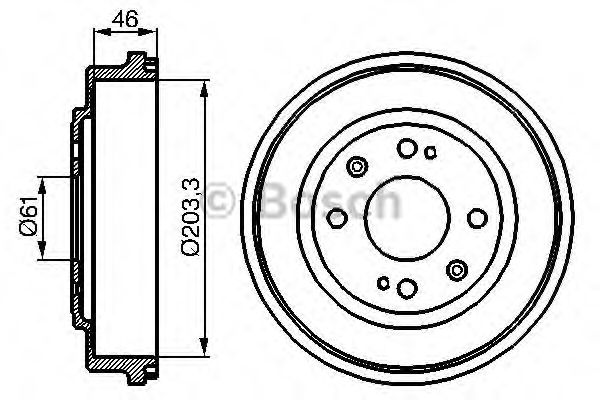 BOSCH 0 986 477 059 Тормозной барабан задний мост для ROVER 400 (Ровер 400) BOSCH 0 986 477 059 Тормозной барабан задний мост для ROVER 400 (Ровер 400)