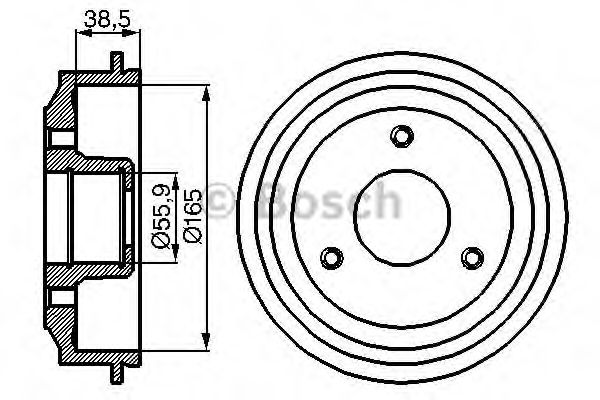BOSCH 0 986 477 066 Тормозной барабан задний мост для CITROËN CHANSON (CитроËн Чансон) BOSCH 0 986 477 066 Тормозной барабан задний мост для CITROËN CHANSON (CитроËн Чансон)