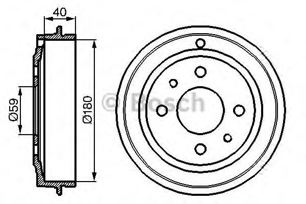 BOSCH 0 986 477 083 Тормозной барабан для FIAT 500 C (Фиат 500 c) BOSCH 0 986 477 083 Тормозной барабан для FIAT 500 C (Фиат 500 c)