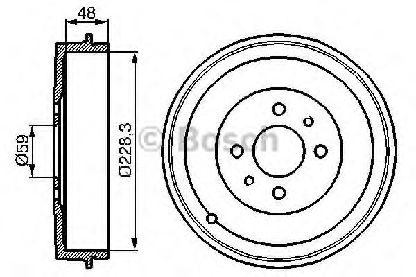 BOSCH 0 986 477 088 Тормозной барабан для FIAT TEMPRA (Фиат Тэмпра) BOSCH 0 986 477 088 Тормозной барабан для FIAT TEMPRA (Фиат Тэмпра)