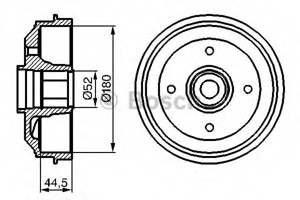 BOSCH 0 986 477 113 Тормозной барабан для PEUGEOT 309 II (Пежо 309 2) BOSCH 0 986 477 113 Тормозной барабан для PEUGEOT 309 II (Пежо 309 2)
