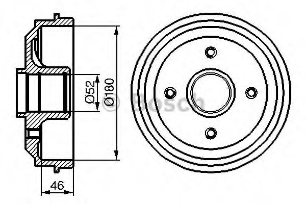BOSCH 0 986 477 116 Тормозной барабан задний мост для CITROËN CHANSON (CитроËн Чансон) BOSCH 0 986 477 116 Тормозной барабан задний мост для CITROËN CHANSON (CитроËн Чансон)
