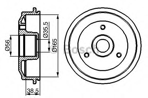 BOSCH 0 986 477 118 Тормозной барабан для CITROËN CHANSON (CитроËн Чансон) BOSCH 0 986 477 118 Тормозной барабан для CITROËN CHANSON (CитроËн Чансон)