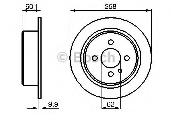 BOSCH 0 986 478 034 Тормозной диск задний мост для BMW 3 (Бмв 3) BOSCH 0 986 478 034 Тормозной диск задний мост для BMW 3 (Бмв 3)