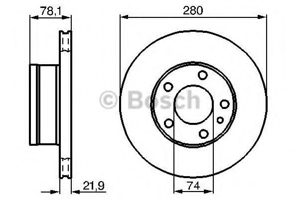 BOSCH 0 986 478 041 Тормозной диск передний мост для BMW 7 (Бмв 7) BOSCH 0 986 478 041 Тормозной диск передний мост для BMW 7 (Бмв 7)