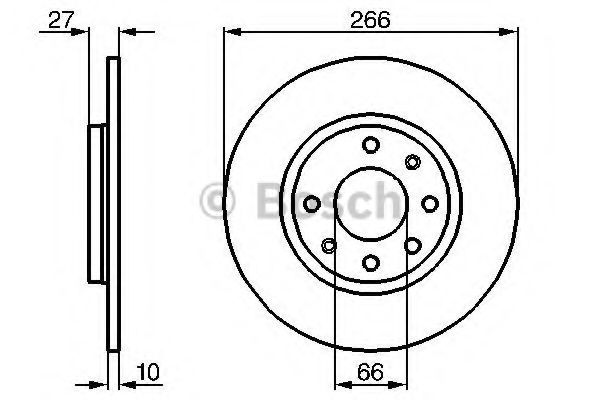 BOSCH 0 986 478 090 Тормозной диск для PEUGEOT 305 II (Пежо 305 2) BOSCH 0 986 478 090 Тормозной диск для PEUGEOT 305 II (Пежо 305 2)