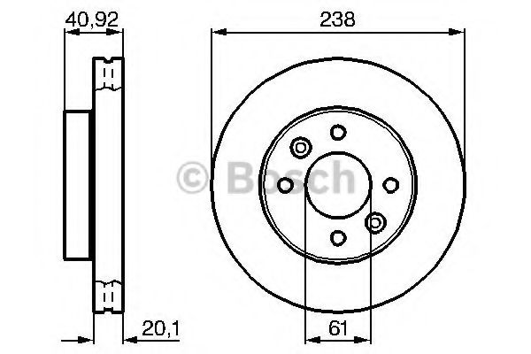 BOSCH 0 986 478 276 Тормозной диск для RENAULT CLIO I (Рено Cлио и) BOSCH 0 986 478 276 Тормозной диск для RENAULT CLIO I (Рено Cлио и)
