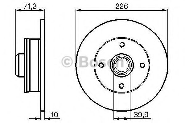 BOSCH 0 986 478 331 Тормозной диск для SEAT TOLEDO (Сеат Толэдо) BOSCH 0 986 478 331 Тормозной диск для SEAT TOLEDO (Сеат Толэдо)