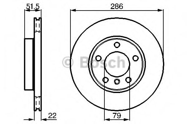 BOSCH 0 986 478 513 Тормозной диск передний мост для BMW 3 (Бмв 3) BOSCH 0 986 478 513 Тормозной диск передний мост для BMW 3 (Бмв 3)