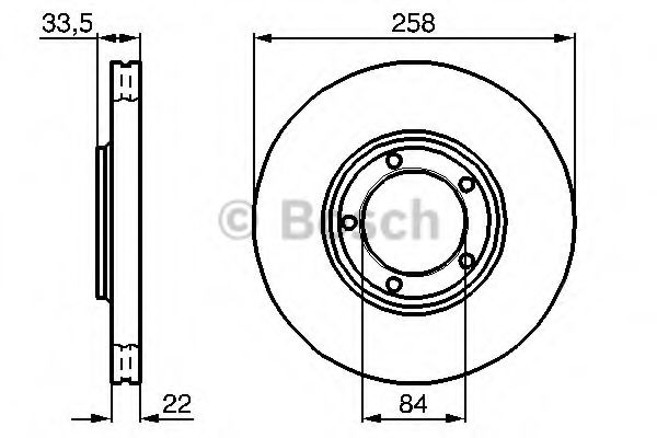 BOSCH 0 986 478 530 Тормозной диск передний мост для MITSUBISHI L 300 STARWAGON (Митсубиши/митсубиси Л 300 старвагон) BOSCH 0 986 478 530 Тормозной диск передний мост для MITSUBISHI L 300 STARWAGON (Митсубиши/митсубиси Л 300 старвагон)
