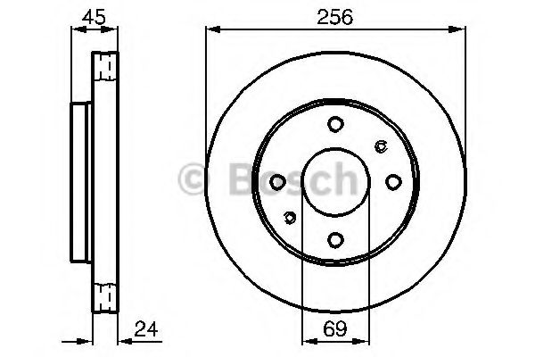 BOSCH 0 986 478 531 Тормозной диск для MITSUBISHI SPACE WAGON (Митсубиши/митсубиси Спэйс вагон) BOSCH 0 986 478 531 Тормозной диск для MITSUBISHI SPACE WAGON (Митсубиши/митсубиси Спэйс вагон)