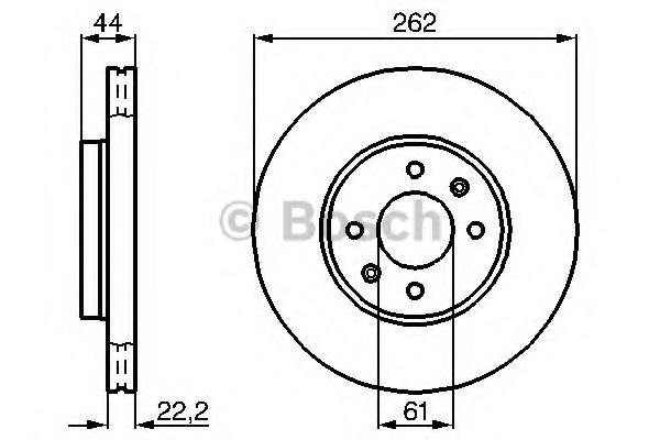 BOSCH 0 986 478 598 Тормозной диск для RENAULT SAFRANE (Рено Сафранэ) BOSCH 0 986 478 598 Тормозной диск для RENAULT SAFRANE (Рено Сафранэ)
