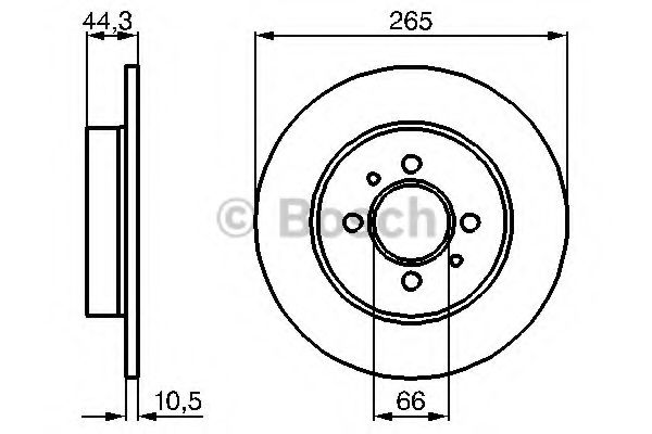 BOSCH 0 986 478 611 Тормозной диск для RENAULT SAFRANE (Рено Сафранэ) BOSCH 0 986 478 611 Тормозной диск для RENAULT SAFRANE (Рено Сафранэ)