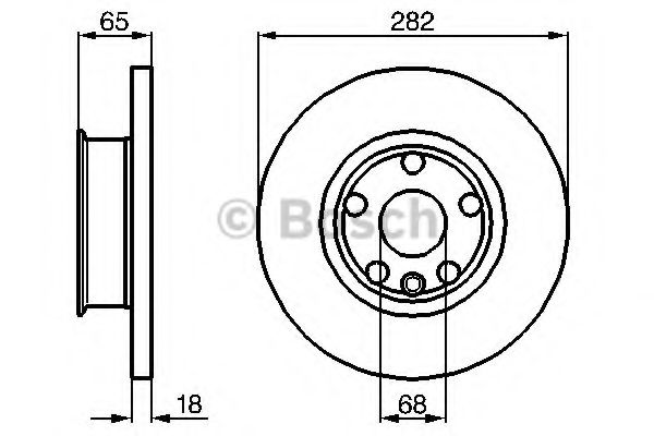 BOSCH 0 986 478 613 Тормозной диск передний мост для VOLKSWAGEN T4 MULTIVAN (Фольксваген Т4 мултиvан) BOSCH 0 986 478 613 Тормозной диск передний мост для VOLKSWAGEN T4 MULTIVAN (Фольксваген Т4 мултиvан)