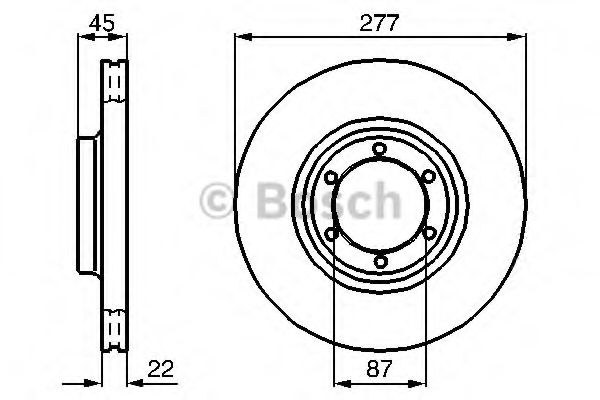 BOSCH 0 986 478 635 Тормозной диск для MITSUBISHI COLT/RODEO (Митсубиши/митсубиси Cолт/родэо) BOSCH 0 986 478 635 Тормозной диск для MITSUBISHI COLT/RODEO (Митсубиши/митсубиси Cолт/родэо)