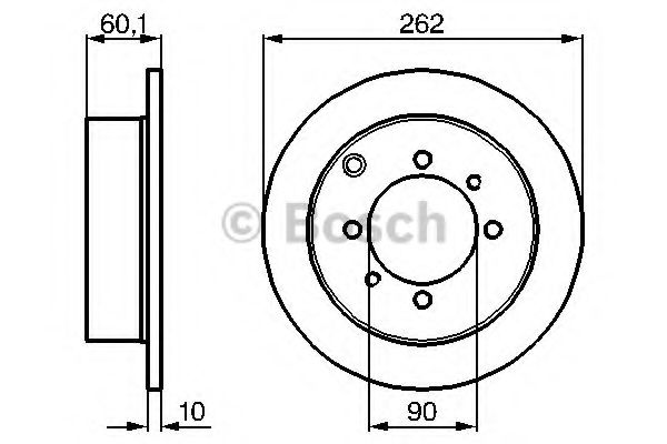 BOSCH 0 986 478 655 Тормозной диск задний мост для MITSUBISHI SPACE WAGON (Митсубиши/митсубиси Спэйс вагон) BOSCH 0 986 478 655 Тормозной диск задний мост для MITSUBISHI SPACE WAGON (Митсубиши/митсубиси Спэйс вагон)