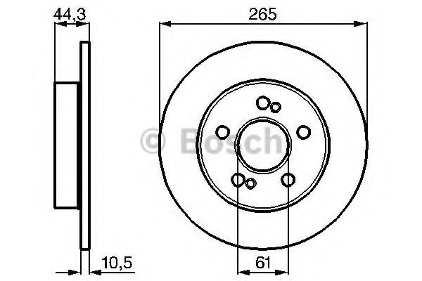 BOSCH 0 986 478 758 Тормозной диск задний мост для RENAULT SAFRANE (Рено Сафранэ) BOSCH 0 986 478 758 Тормозной диск задний мост для RENAULT SAFRANE (Рено Сафранэ)