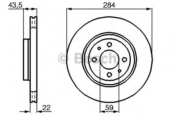 BOSCH 0 986 478 810 Тормозной диск передний мост для FIAT DOBLO (Фиат Добло) BOSCH 0 986 478 810 Тормозной диск передний мост для FIAT DOBLO (Фиат Добло)