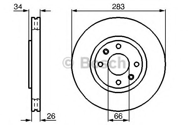 BOSCH 0 986 478 979 Тормозной диск передний мост для CITROËN C4 I (CитроËн С4 и) BOSCH 0 986 478 979 Тормозной диск передний мост для CITROËN C4 I (CитроËн С4 и)
