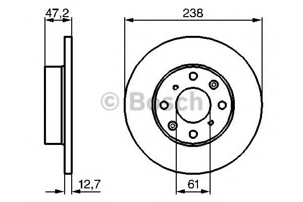 BOSCH 0 986 479 240 Тормозной диск для ROVER 400 (Ровер 400) BOSCH 0 986 479 240 Тормозной диск для ROVER 400 (Ровер 400)