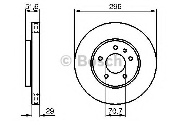BOSCH 0 986 479 267 Тормозной диск передний мост для CHEVROLET CAPTIVA (Шевроле Каптива) BOSCH 0 986 479 267 Тормозной диск передний мост для CHEVROLET CAPTIVA (Шевроле Каптива)