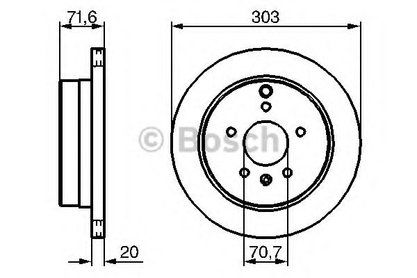 BOSCH 0 986 479 268 Тормозной диск задний мост для CHEVROLET CAPTIVA (Шевроле Каптива) BOSCH 0 986 479 268 Тормозной диск задний мост для CHEVROLET CAPTIVA (Шевроле Каптива)