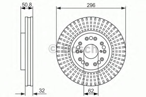BOSCH 0 986 479 485 Тормозной диск для LEXUS (Лексус) BOSCH 0 986 479 485 Тормозной диск для LEXUS (Лексус)