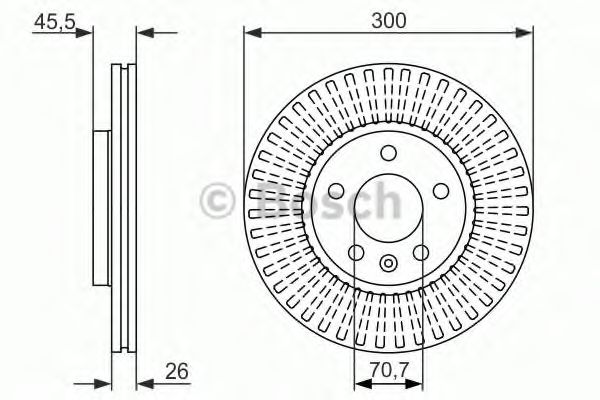 BOSCH 0 986 479 644 Тормозной диск для OPEL ASTRA GTC J (Опель Астра гтс) BOSCH 0 986 479 644 Тормозной диск для OPEL ASTRA GTC J (Опель Астра гтс)