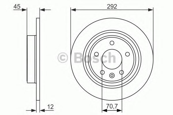 BOSCH 0 986 479 646 Тормозной диск для OPEL ASTRA GTC J (Опель Астра гтс) BOSCH 0 986 479 646 Тормозной диск для OPEL ASTRA GTC J (Опель Астра гтс)