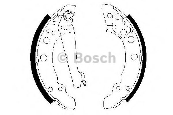 BOSCH 0 986 487 002 Тормозные колодоки для VOLKSWAGEN SCIROCCO (Фольксваген Сcироccо) BOSCH 0 986 487 002 Тормозные колодоки для VOLKSWAGEN SCIROCCO (Фольксваген Сcироccо)