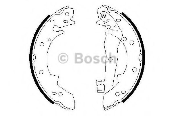 BOSCH 0 986 487 013 Тормозные колодоки задний мост для BMW 3 (Бмв 3) BOSCH 0 986 487 013 Тормозные колодоки задний мост для BMW 3 (Бмв 3)