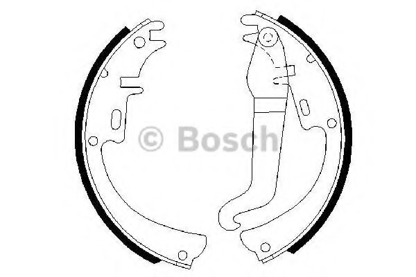 BOSCH 0 986 487 072 Тормозные колодоки задний мост для OPEL COMMODORE B (Опель Cоммодорэ б) BOSCH 0 986 487 072 Тормозные колодоки задний мост для OPEL COMMODORE B (Опель Cоммодорэ б)
