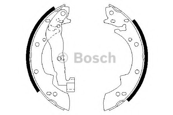 BOSCH 0 986 487 076 Тормозные колодоки с автоматической регулировкой для RENAULT SAFRANE (Рено Сафранэ) BOSCH 0 986 487 076 Тормозные колодоки с автоматической регулировкой для RENAULT SAFRANE (Рено Сафранэ)
