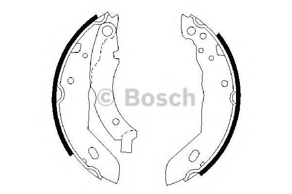 BOSCH 0 986 487 084 Тормозные колодоки для RENAULT ALLIANCE (Рено Аллианcэ) BOSCH 0 986 487 084 Тормозные колодоки для RENAULT ALLIANCE (Рено Аллианcэ)