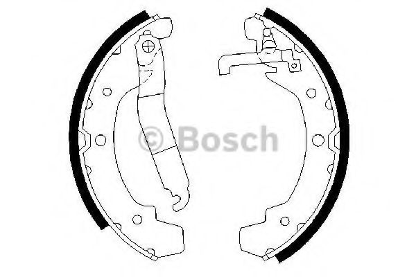 BOSCH 0 986 487 193 Тормозные колодоки задний мост для VOLKSWAGEN LT 40-55 I (Фольксваген Лт 40-55 и) BOSCH 0 986 487 193 Тормозные колодоки задний мост для VOLKSWAGEN LT 40-55 I (Фольксваген Лт 40-55 и)