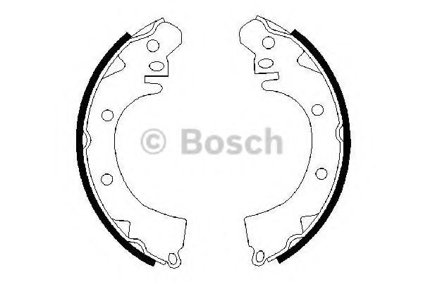 BOSCH 0 986 487 208 Тормозные колодоки задний мост для MITSUBISHI ETERNA III (Митсубиши/митсубиси Этэрна 3) BOSCH 0 986 487 208 Тормозные колодоки задний мост для MITSUBISHI ETERNA III (Митсубиши/митсубиси Этэрна 3)
