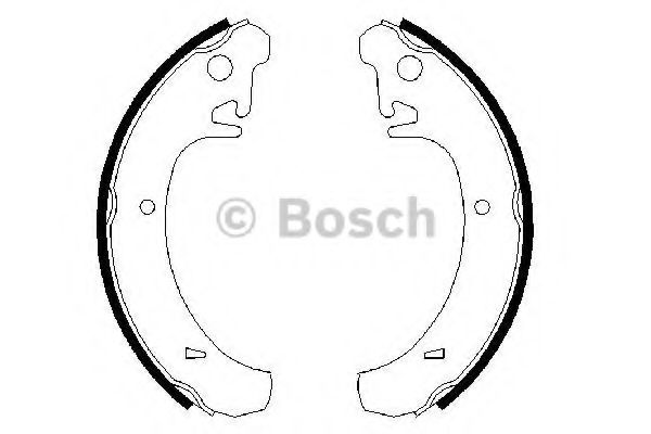 BOSCH 0 986 487 219 Тормозные колодоки задний мост для LADA SAMARA FORMA (Лада Самара форма) BOSCH 0 986 487 219 Тормозные колодоки задний мост для LADA SAMARA FORMA (Лада Самара форма)