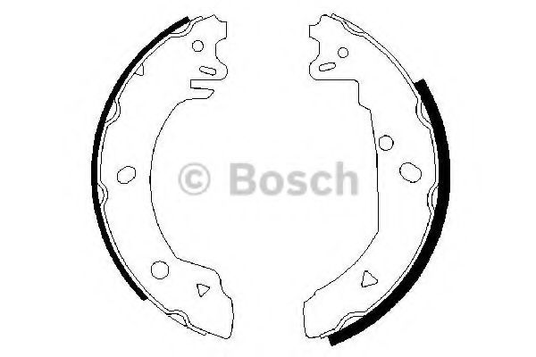 BOSCH 0 986 487 229 Тормозные колодоки для FORD FIESTA (Форд Фиэста) BOSCH 0 986 487 229 Тормозные колодоки для FORD FIESTA (Форд Фиэста)