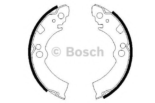 BOSCH 0 986 487 235 Тормозные колодоки для NISSAN PULSAR I (Ниссан Пулсар и) BOSCH 0 986 487 235 Тормозные колодоки для NISSAN PULSAR I (Ниссан Пулсар и)