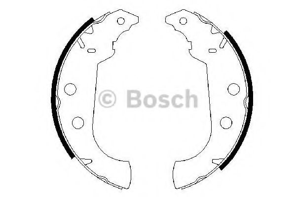 BOSCH 0 986 487 243 Тормозные колодоки для PEUGEOT 405 II (Пежо 405 2) BOSCH 0 986 487 243 Тормозные колодоки для PEUGEOT 405 II (Пежо 405 2)