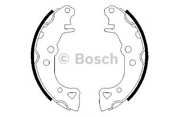 BOSCH 0 986 487 252 Тормозные колодоки для CITROËN CHANSON (CитроËн Чансон) BOSCH 0 986 487 252 Тормозные колодоки для CITROËN CHANSON (CитроËн Чансон)