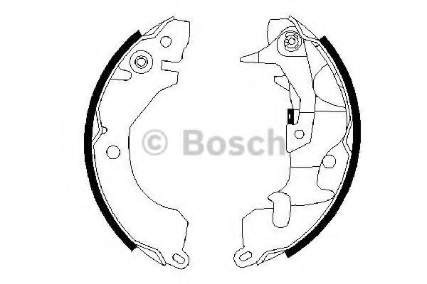 BOSCH 0 986 487 260 Тормозные колодоки задний мост для MITSUBISHI COLT II (Митсубиши/митсубиси Cолт 2) BOSCH 0 986 487 260 Тормозные колодоки задний мост для MITSUBISHI COLT II (Митсубиши/митсубиси Cолт 2)