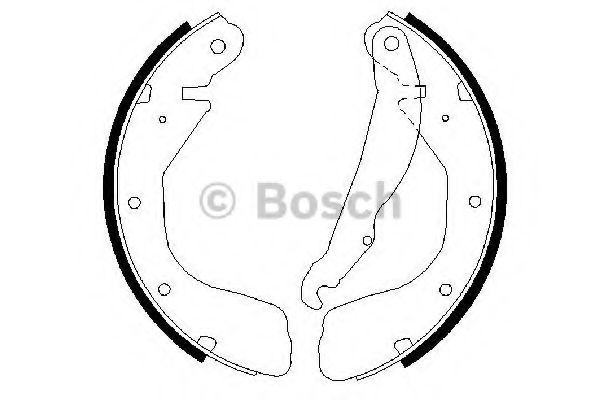 BOSCH 0 986 487 263 Тормозные колодоки задний мост для OPEL CORSA B STATION WAGON (Опель Корса б статион вагон) BOSCH 0 986 487 263 Тормозные колодоки задний мост для OPEL CORSA B STATION WAGON (Опель Корса б статион вагон)