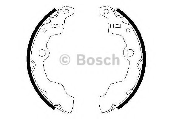 BOSCH 0 986 487 269 Тормозные колодоки для SUBARU (Субару) BOSCH 0 986 487 269 Тормозные колодоки для SUBARU (Субару)