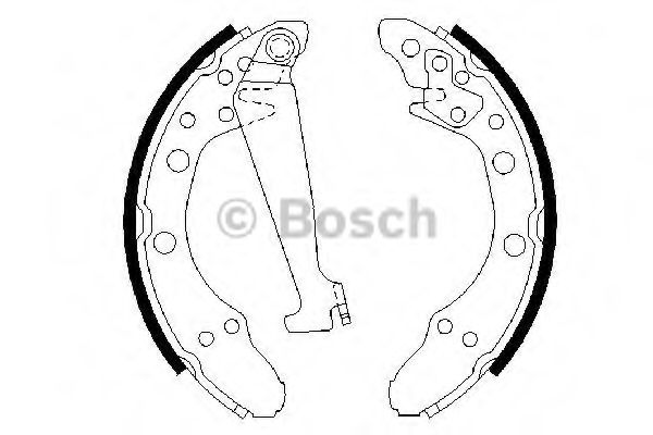 BOSCH 0 986 487 270 Тормозные колодоки для VOLKSWAGEN GOL (Фольксваген Гол) BOSCH 0 986 487 270 Тормозные колодоки для VOLKSWAGEN GOL (Фольксваген Гол)