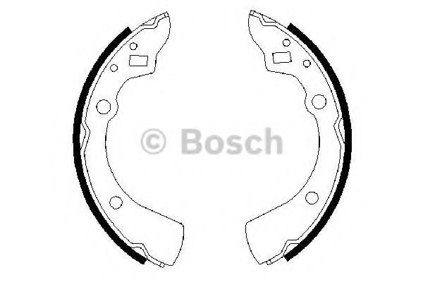 BOSCH 0 986 487 278 Тормозные колодоки для MAZDA GLC II (Мазда Глc 2) BOSCH 0 986 487 278 Тормозные колодоки для MAZDA GLC II (Мазда Глc 2)