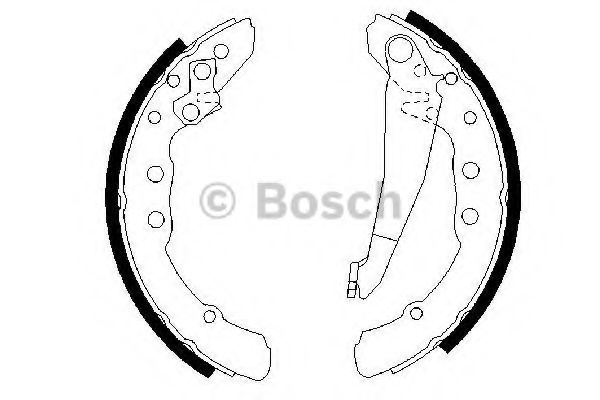 BOSCH 0 986 487 281 Тормозные колодоки задний мост для VOLKSWAGEN CADDY I (Фольксваген Cаддъ и) BOSCH 0 986 487 281 Тормозные колодоки задний мост для VOLKSWAGEN CADDY I (Фольксваген Cаддъ и)